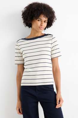 T-shirt - regular fit - à rayures