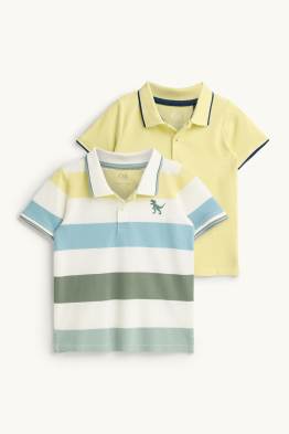 Wielopak, 2 szt. - dinozaur - koszulka polo