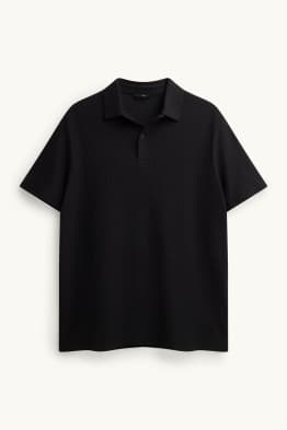 Poloshirt - regular fit - met structuur