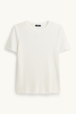 Pointelle T-shirt - regular fit