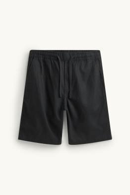 Shorts - Leinen-Mix