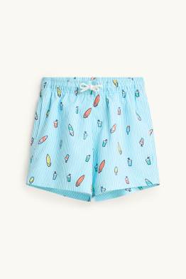 Sommer - Badeshorts - gestreift