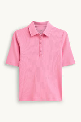 Poloshirt - Regular Fit - gerippt