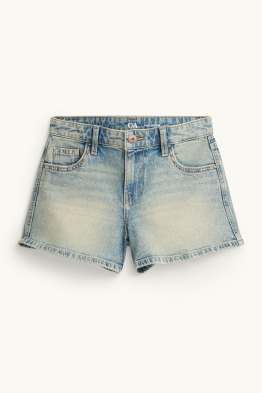 Shorts di jeans - vita media