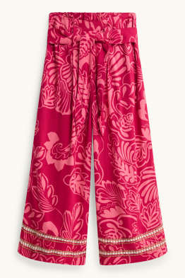 Stoffhose - gemustert