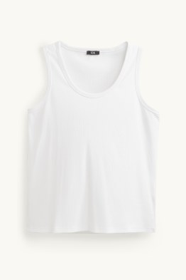 Haut - finition côtelée