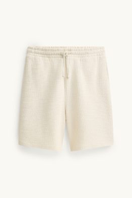Sweatshorts - strukturiert