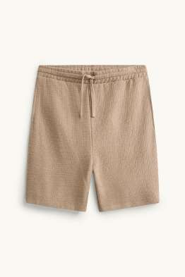 Sweatshorts - strukturiert