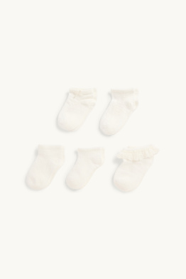 Lot de 5 paires - socquettes pour bébé