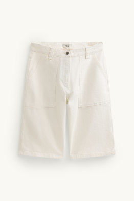 Jeans-Bermudas - Mid Waist