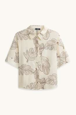 Blouse-chemise - à motif