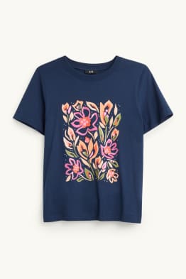 Camiseta con pedrería - regular fit - brillos