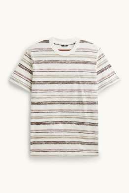 T-shirt - regular fit - à rayures
