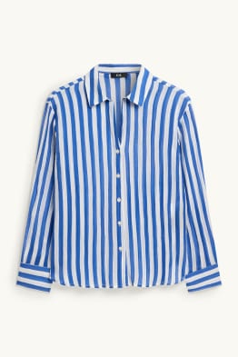 Hemdbluse - gestreift
