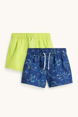 Lot de 2 - requin - shorts de bain