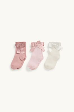 Lot de 3 paires - chaussettes pour bébé