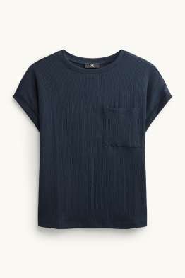 T-Shirt - Relaxed Fit - strukturiert