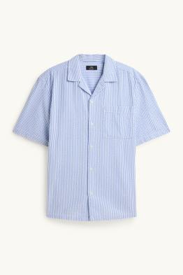 Chemise - relaxed fit - col à revers - à rayures