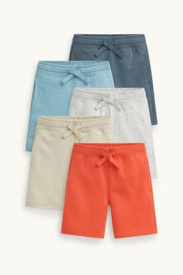 Pack de 5 - pantalones cortos deportivos