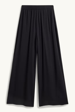 Stoffhose - High Waist - Wide Leg