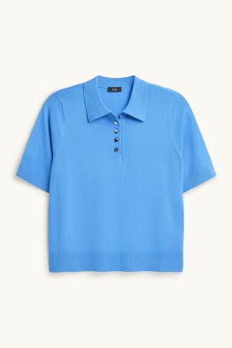 Strick-Poloshirt - Regular Fit