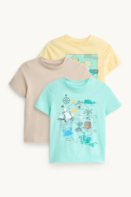 Multipack of 3 - ship - short sleeve T-shirt