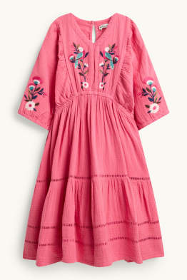 Bloem - jurk van mousseline