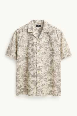 Košile - relaxed fit - klopový límec - se vzorem
