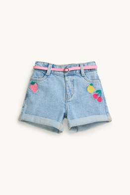 Fruits - short en jean avec ceinture