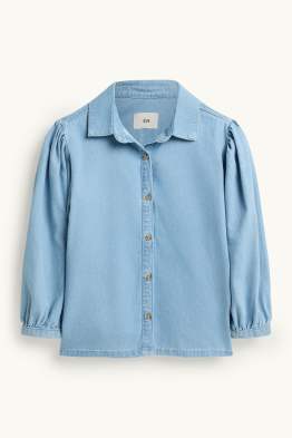Jeans-Hemdbluse