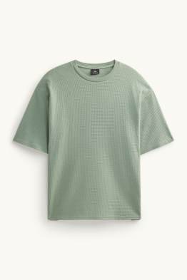 T-shirt - oversized - textured