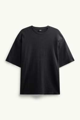 T-shirt - oversized - textured