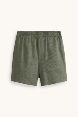 Sweat shorts - textured