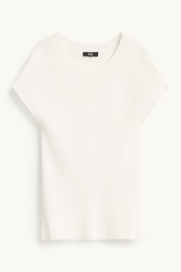 Strickpullover - kurzarm