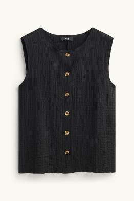 Top bluzkowy - fakturowany