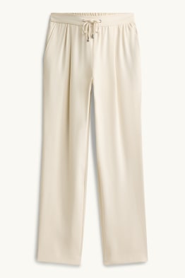 Pantalon - mid waist - tapered leg