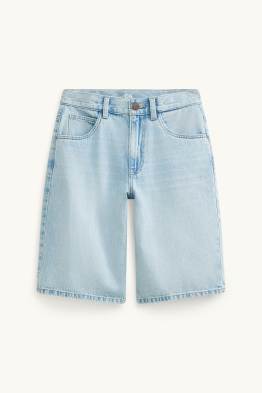 Denim Bermuda shorts