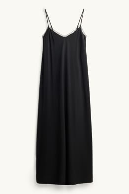 Jurk met V-hals - straight fit