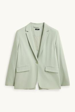 Blazer with linen content - relaxed fit