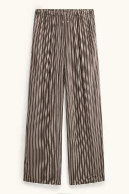 Pantalón de tela - de rayas