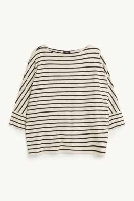 Langarmshirt - Regular Fit - gestreift