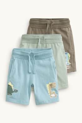Multipack 3er - Dino - Sweatshorts