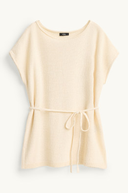 Strickpullover - kurzarm