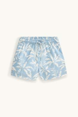 Mini Me - palm - baby swim shorts