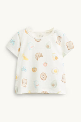Frühstück - Baby-Kurzarmshirt