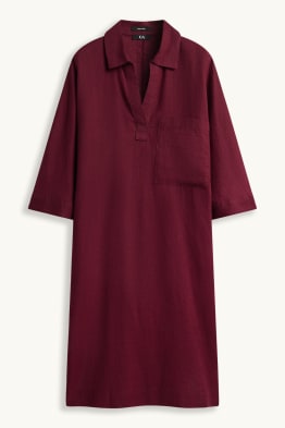Leinenkleid - Straight Fit