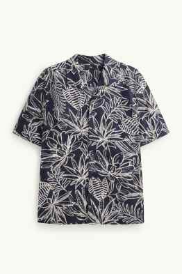 Chemise - regular fit - col à revers - à motif