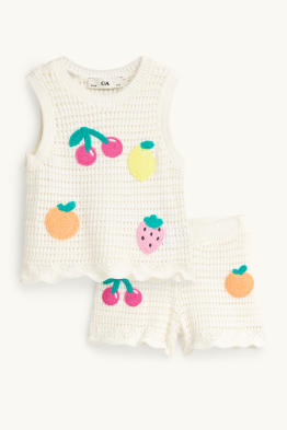 Fruit - ensemble - haut et short - 2 pièces