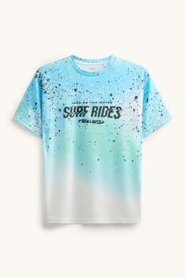 Surfen - Kurzarmshirt - gemustert