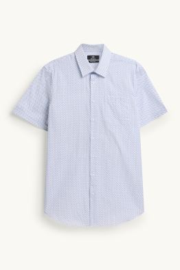 Chemise - regular fit - col kent - à motif
